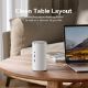 Εικόνα της Docking Station Vention 12-in-1 USB-C Vertical Type EU White TPHWC-EU