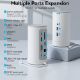 Εικόνα της Docking Station Vention 12-in-1 USB-C Vertical Type EU White TPHWC-EU
