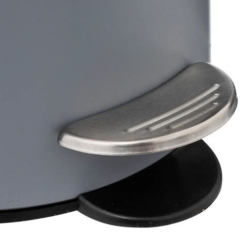 Εικόνα της Kαλάθι Μπάνιου 5Five Pebble Gray 3L 22.5x17x23cm 174528H