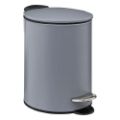 Εικόνα της Kαλάθι Μπάνιου 5Five Pebble Gray 3L 22.5x17x23cm 174528H