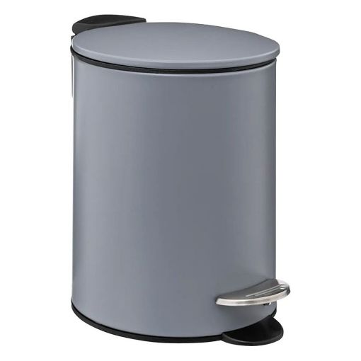 Εικόνα της Kαλάθι Μπάνιου 5Five Pebble Gray 3L 22.5x17x23cm 174528H