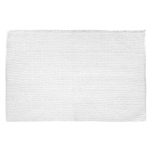 Εικόνα της Πατάκι Μπάνιου Chenille 5Five White 50x80cm 138043I