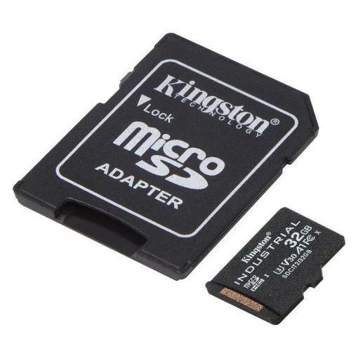 Εικόνα της Κάρτα Μνήμης microSDHC Kingston Industrial 32GB U3 V30 A1 UHS-I with SD Adapter SDCIT2/32GB