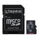Εικόνα της Κάρτα Μνήμης microSDHC Kingston Industrial 32GB U3 V30 A1 UHS-I with SD Adapter SDCIT2/32GB
