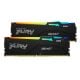 Εικόνα της Ram Kingston Fury Beast RGB 16GB (2 x8GB) DDR5-5200MHz CL40 Black KF552C40BBAK2-16