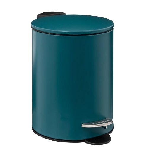 Εικόνα της Kαλάθι Απορριμμάτων 5Five Petrol 3L 22.5x17x23cm 74528P