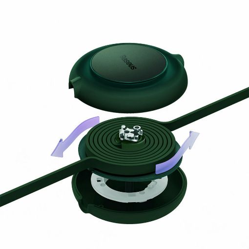 Εικόνα της Καλώδιο Baseus Bright Mirror II 3in1 USB to Type-C / Lightning / micro USB 3.5A 1.1m Green CAMJ010006