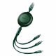 Εικόνα της Καλώδιο Baseus Bright Mirror II 3in1 USB to Type-C / Lightning / micro USB 3.5A 1.1m Green CAMJ010006