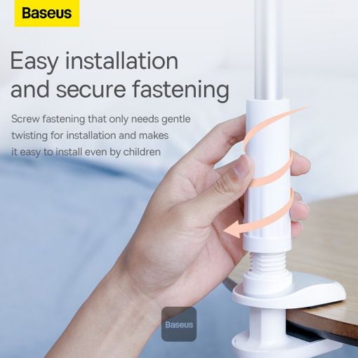 Εικόνα της Baseus Βάση Smartphone/Tablet με Βραχίονα Λευκό SULR-0S