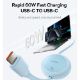 Εικόνα της Καλώδιο Baseus Free2Pull Mini USB-C to USB-C 60W 1m Βlue P10364500311-01