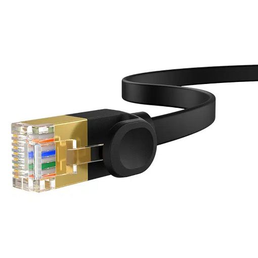 Εικόνα της Καλώδιο Δικτύου Baseus Ethernet RJ45 Cat.7 UTP Flat 2m Μαύρο B00133207111-02