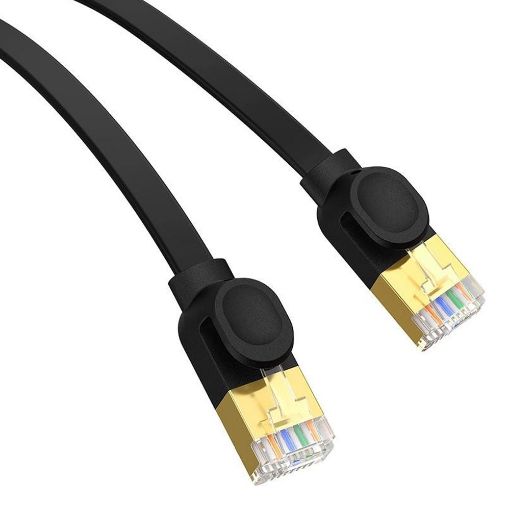 Εικόνα της Καλώδιο Δικτύου Baseus Ethernet RJ45 Cat.7 UTP Flat 2m Μαύρο B00133207111-02
