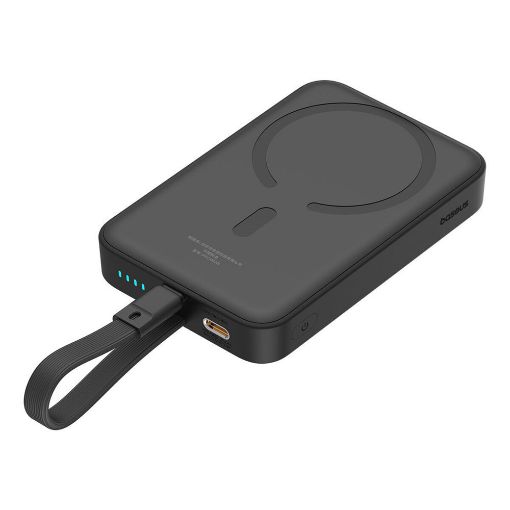 Εικόνα της Power Bank Baseus Mini 10000mAh USB-C / Καλώδιο Lightning & MagSafe 20W Black P10022109113-00