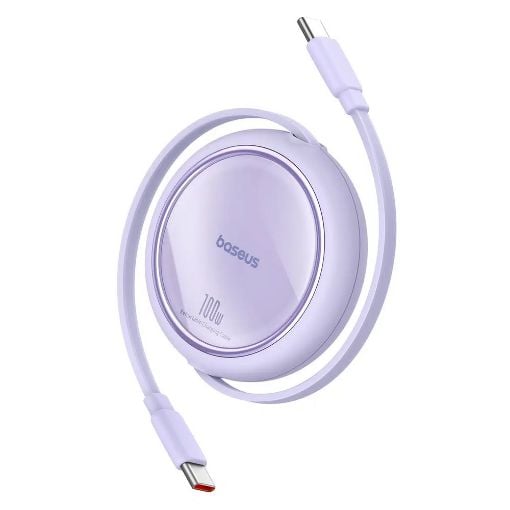 Εικόνα της Καλώδιο Baseus USB-C to USB-C Free2Draw PD 100W 1m Purple P10364500511-00