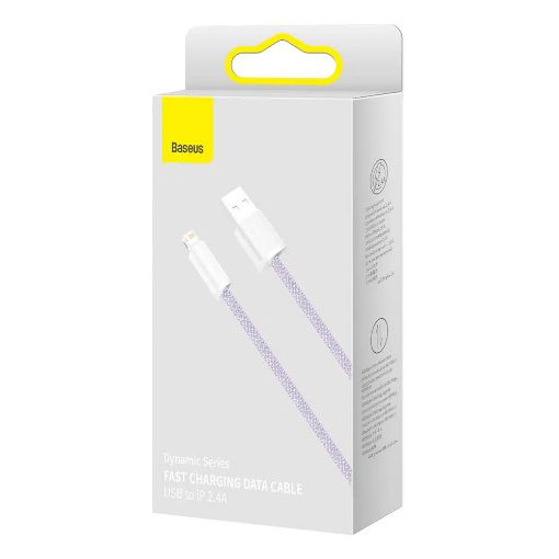 Εικόνα της Καλώδιο Baseus Dynamic USB-A to Lightning 1m Purple CALD000405