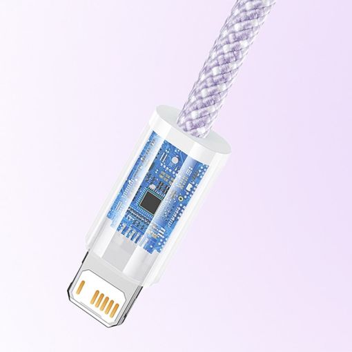 Εικόνα της Καλώδιο Baseus Dynamic USB-A to Lightning 1m Purple CALD000405