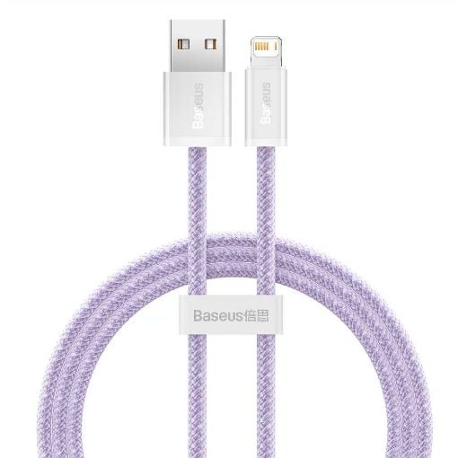 Εικόνα της Καλώδιο Baseus Dynamic USB-A to Lightning 1m Purple CALD000405