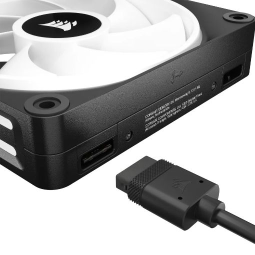 Εικόνα της Case Fan Corsair iCUE Link RX120 RGB 120mm PWM Triple Starter Kit Black (3-Pack) CO-9051018-WW