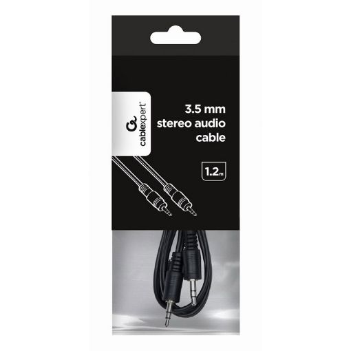 Εικόνα της Καλώδιο Cablexpert 3.5mm to 3.5mm 1.2m Μαύρο CCA-404