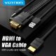Εικόνα της Καλώδιο Vention HDMI to VGA with Audio Output & USB Power Supply 1.5m Black ABIBG