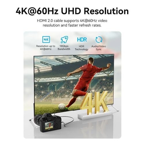 Εικόνα της Καλώδιο Vention Mini HDMI to HDMI 4K 3m Black AGHBI