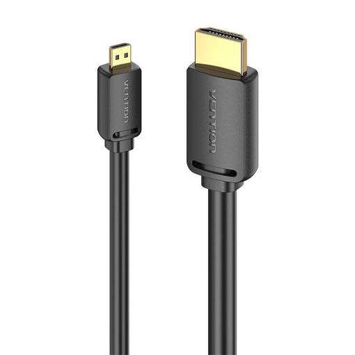 Εικόνα της Καλώδιο Vention Micro HDMI to HDMI 4K 2m Black AGIBH