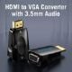 Εικόνα της Adapter Vention HDMI to VGA with 3.5mm Audio Output AIDB0