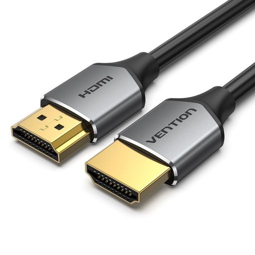 Εικόνα της Καλώδιο Vention Ultra Thin HDMI Male to Male 0.5m Gray ALEHD