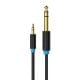 Εικόνα της Καλώδιο Vention 3.5mm to 6.5mm Jack M/M 5m Black BABBJ