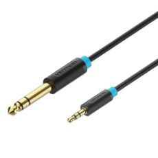 Εικόνα της Καλώδιο Vention 3.5mm to 6.5mm Jack M/M 5m Black BABBJ
