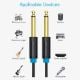 Εικόνα της Καλώδιο Vention 6.5mm to 6.5mm Jack M/M 5m Black BAABJ