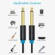 Εικόνα της Καλώδιο Vention 6.5mm to 6.5mm Jack M/M 10m Black BAABL