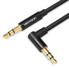 Εικόνα της Καλώδιο Vention 3.5mm Male to 90° Male 0.5m Black BAKBD-T