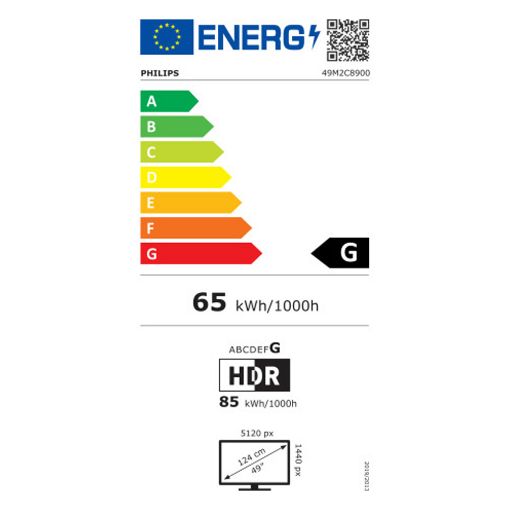 Εικόνα της Οθόνη Philips Evnia 8000 49M2C8900L/00 48.9" Curved SuperWide QD OLED Dual QHD 144Hz HDR