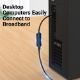 Εικόνα της Adapter Vention USB 3.0 to RJ45 Ethernet Gigabit 0.15m ABS Black CEHBB