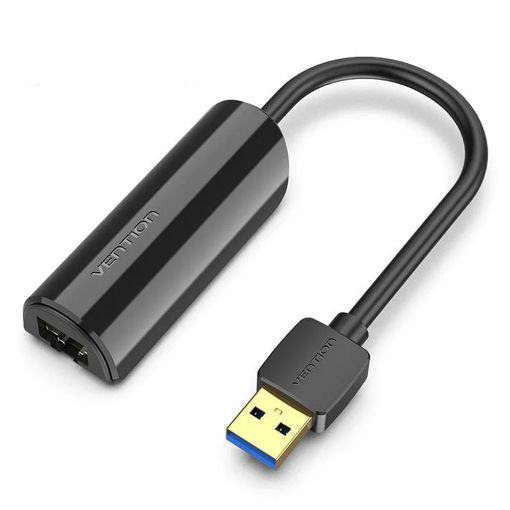 Εικόνα της Adapter Vention USB 3.0 to RJ45 Ethernet Gigabit 0.15m ABS Black CEHBB