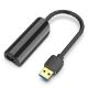 Εικόνα της Adapter Vention USB 3.0 to RJ45 Ethernet Gigabit 0.15m ABS Black CEHBB
