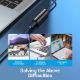 Εικόνα της Adapter Vention USB-C to RJ45 Ethernet Gigabit 0.15m Black CFBBB