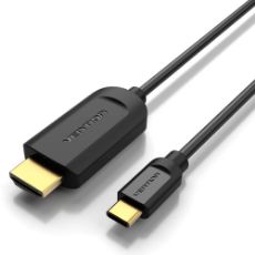 Εικόνα της Καλώδιο Vention Type-C to HDMI 2m Black CGUBH