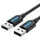 Εικόνα της Καλώδιο Vention USB-A 2.0 M/M 0.25m Black COJBC