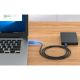 Εικόνα της Καλώδιο Vention USB-A 2.0 M/M 1m Black COJBF