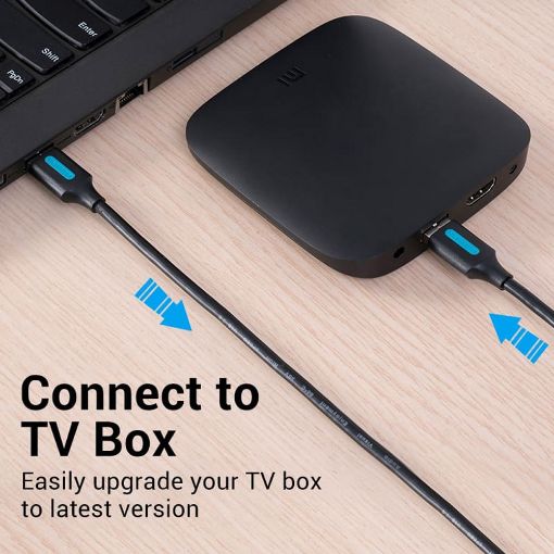 Εικόνα της Καλώδιο Vention USB-A 3.0 M/M 1m Black CONBF