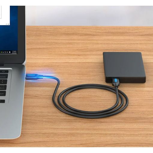 Εικόνα της Καλώδιο Vention USB-A 3.0 M/M 2m Black CONBH