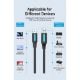 Εικόνα της Καλώδιο Vention USB-C 2.0 to USB-B 2A Print 1m Black CQUBF