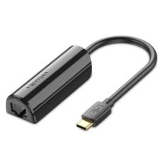 Εικόνα της Adapter Vention USB-C to RJ45 Ethernet 0.15m Black CFABB