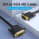 Εικόνα της Καλώδιο Vention DVI (24+5) to VGA 1.5m Black EACBG