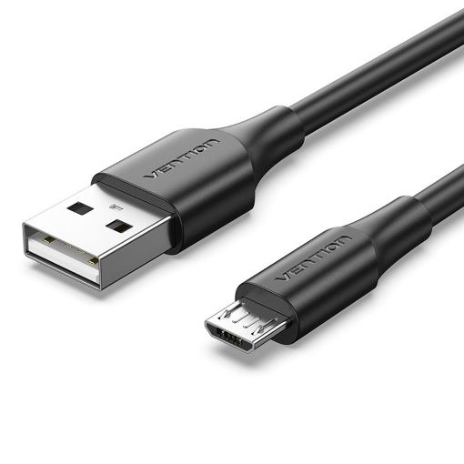 Εικόνα της Καλώδιο Vention USB-A 2.0 to Micro USB-B 3m Black CTIBI