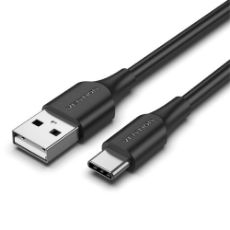 Εικόνα της Καλώδιο Vention USB-A 2.0 to USB-C M/M 2m Black CTHBH