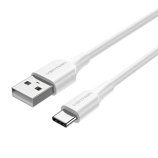 Εικόνα της Καλώδιο Vention USB-A 2.0 to USB-C M/M 2m White CTHWH