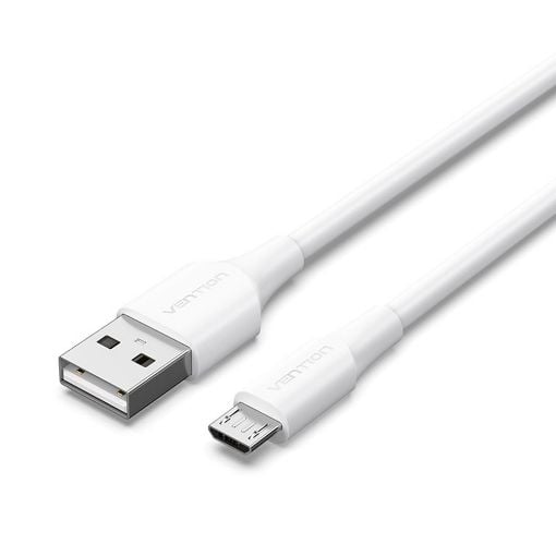 Εικόνα της Καλώδιο Vention USB-A 2.0 to Micro USB-B 2m White CTIWH